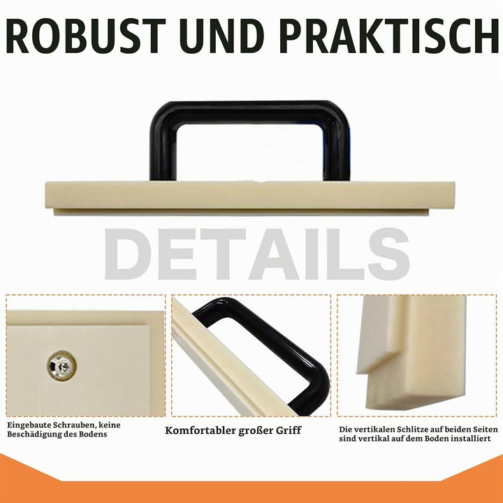 300mm Schlagklotz Vinylboden mit Griff, Schlagholz Laminat, Laminatboden Klicksystem, Schlagklotz Vi