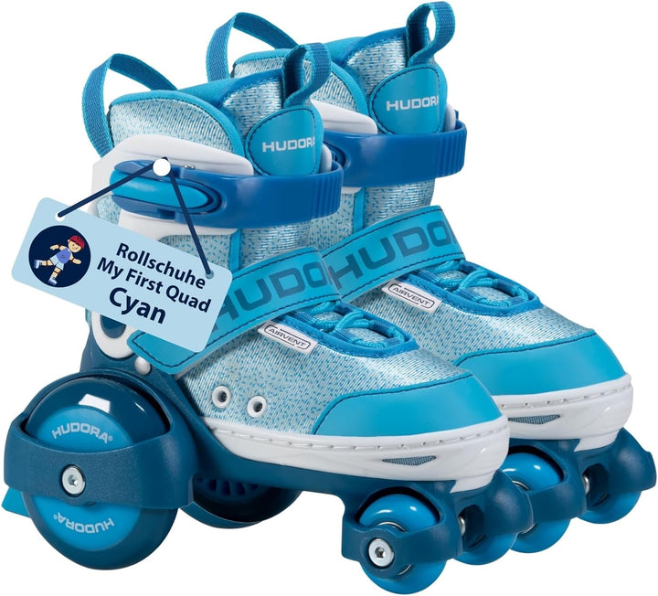HUDORA Rollschuh My First Quad in versch. Grössen & Farben - hochwertige Rollschuhe für Kinder bis 2