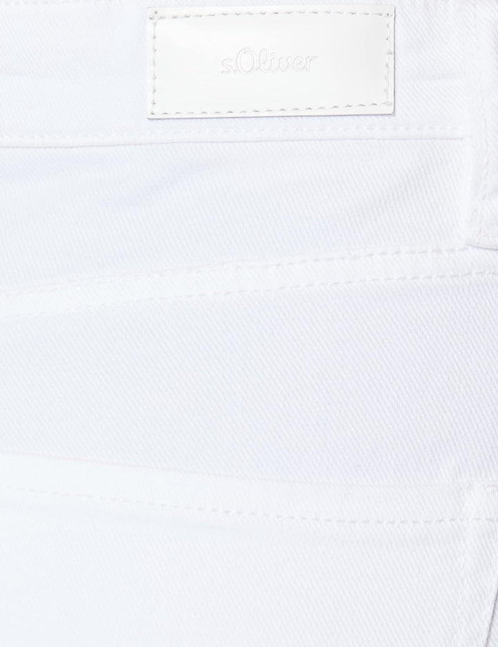 s.Oliver Damen Jeans, Karolin Straight Leg 44 Weiss, 44 Weiss