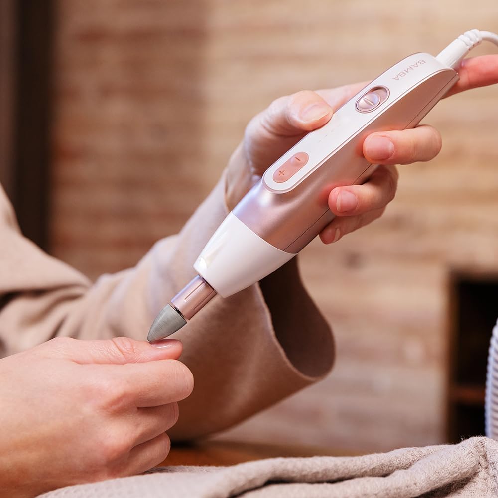 Cecotec Elektrisches Maniküre- und Pediküreset Bamba PinkyCare 700 Perfect Nails, Sieben austauschba