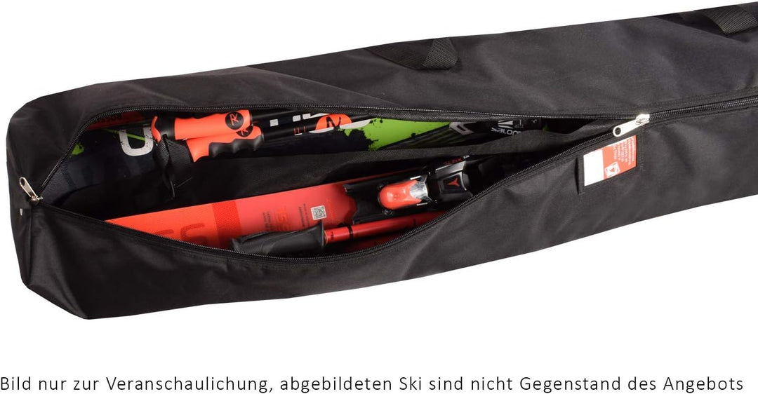 SnowSport Double Ski Bag Skitasche Prestige für 2 Paar Ski und Skistöcke - sehr dick gepolstert - fü