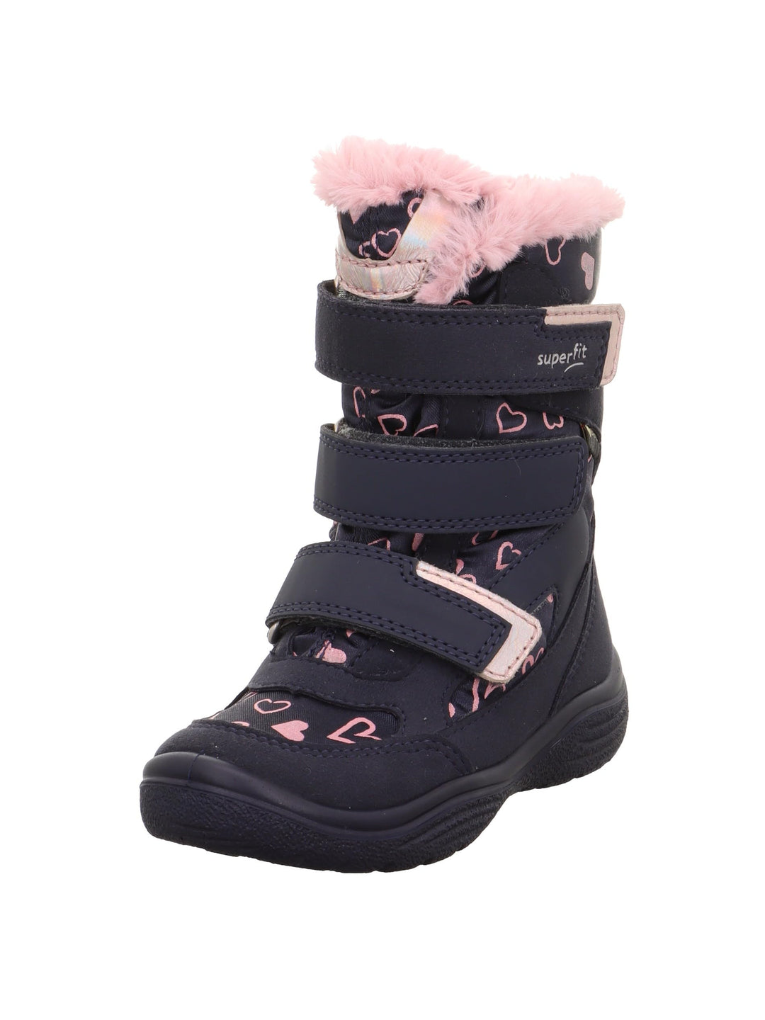 Superfit Mädchen Crystal Gore-tex 1-009090 Stiefel 25 EU Weit Blau Rosa 8020, 25 EU Weit Blau Rosa 8