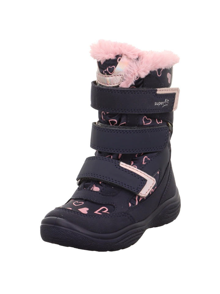 Superfit Mädchen Crystal Gore-tex 1-009090 Stiefel 25 EU Weit Blau Rosa 8020, 25 EU Weit Blau Rosa 8