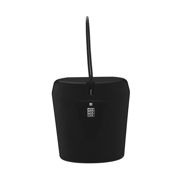 Portable Mini Cipher Box Indoor/Outdoor Lock Box - Sichern Sie Ihre Sachen während der Reisen (schwa