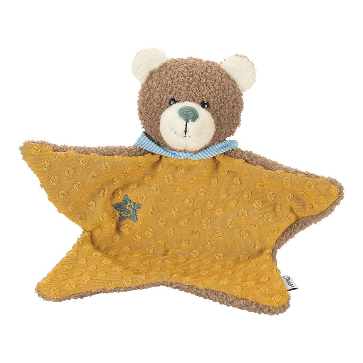 Sterntaler 3212002 Schmusetuch Bär Ben, Für Babys ab dem 1 Monat, Grösse M, 30 x 31 cm, Ben