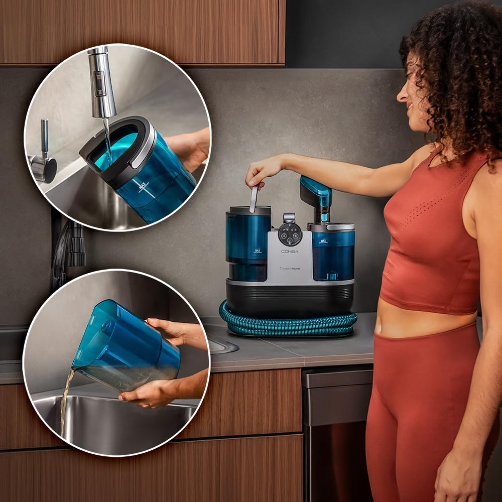 Cecotec Polsterreiniger und Staubsauger Conga 7000 Carpet&Spot Clean Steam XXL, 1700W, 3in1 Reinigun
