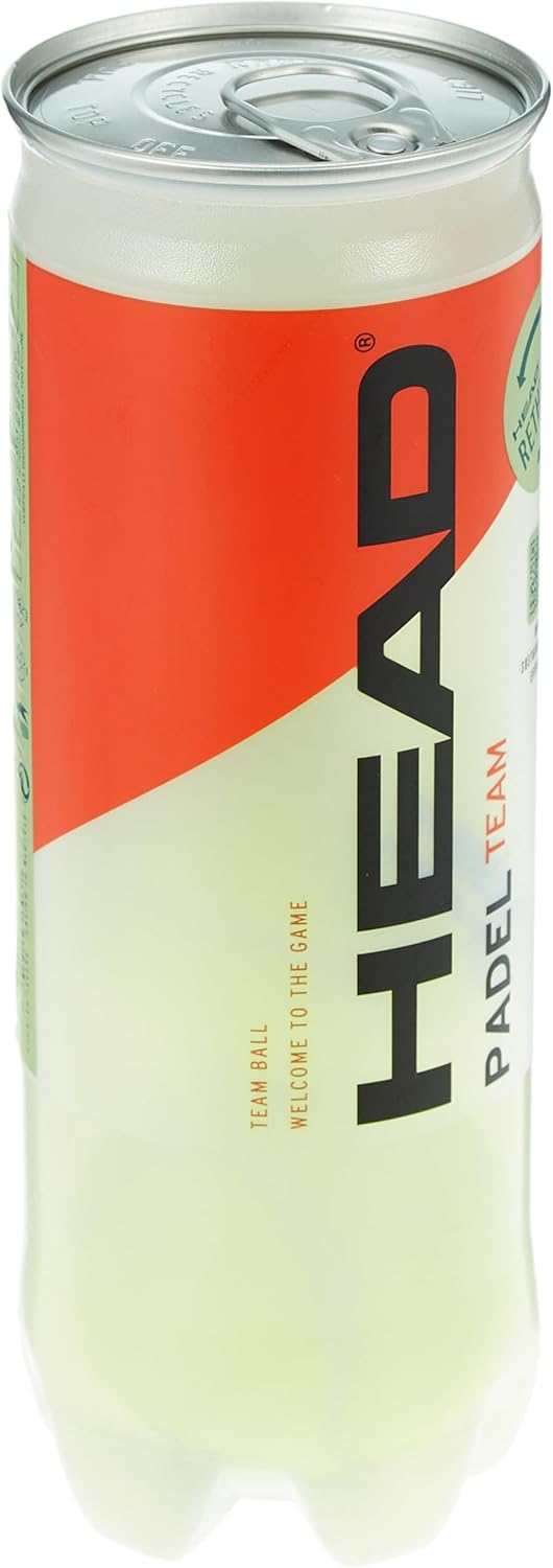 3B Head Padel Team (3 Bälle) Gelb Einheitsgrösse (Packung mit 3), Gelb Einheitsgrösse (Packung mit 3