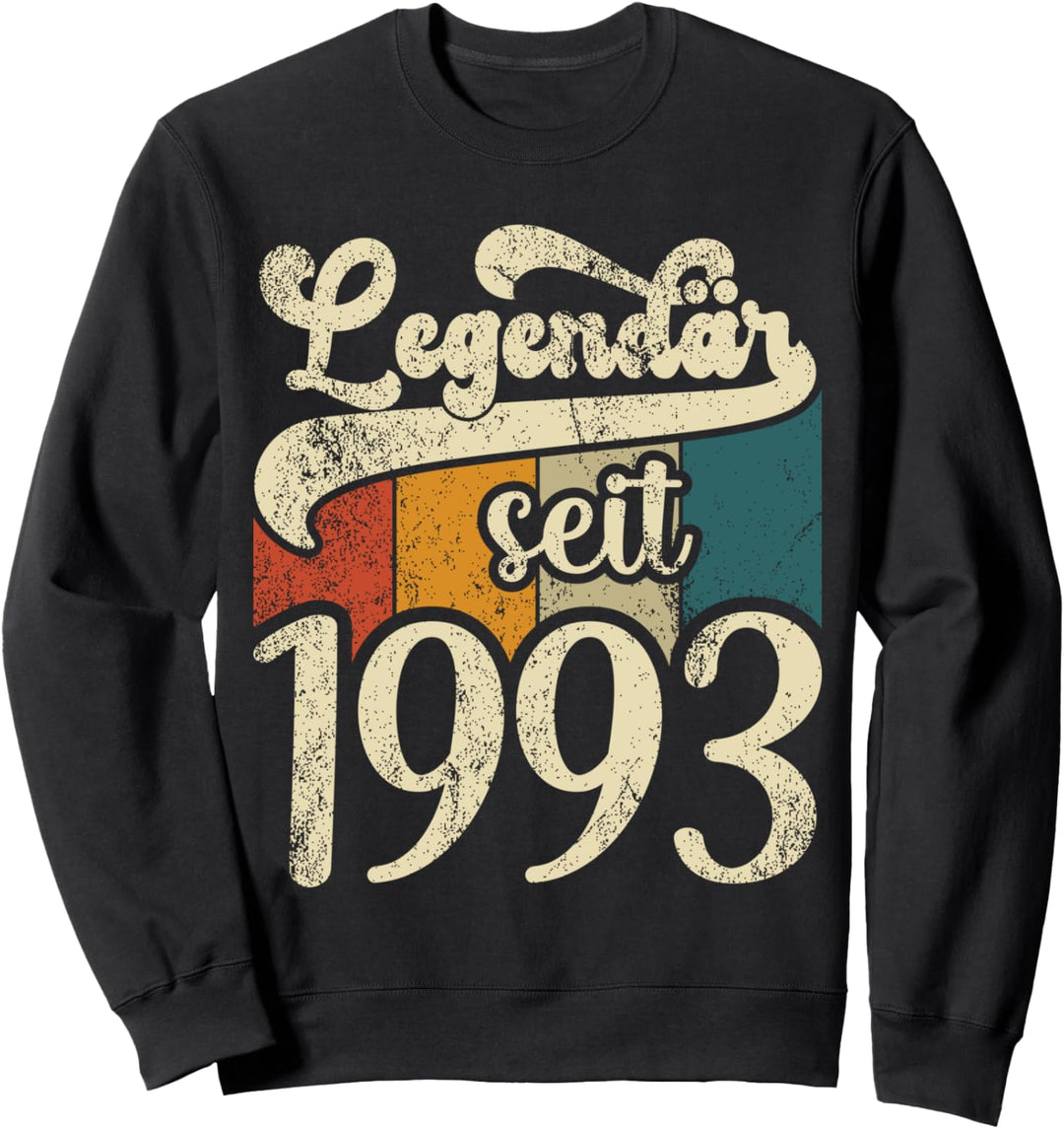 30. Geburtstag Mann Frau 30 Jahre 1993 Deko Sweatshirt