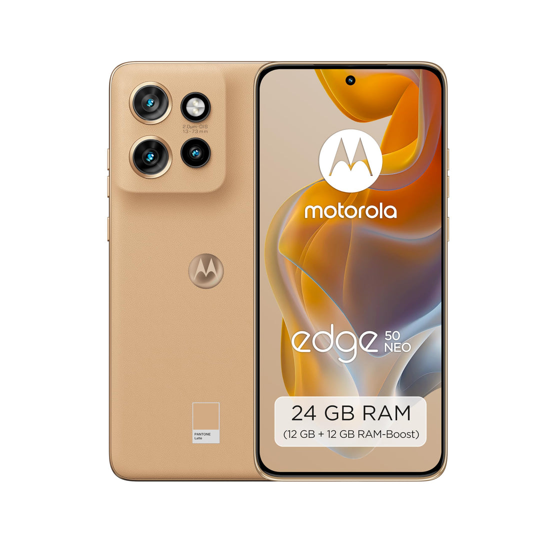 Motorola edge50 neo Smartphone (6,36"-Super-HD-Display, 50-MP-Kamera mit Moto-KI, 12/512 GB, 4310 mA