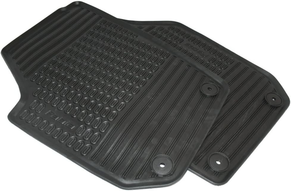 Skoda 5J1061551 Gummi Fussmatten 2X vorn Gummimatten Original Allwettermatten