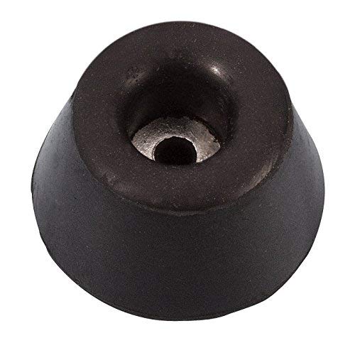 Adam Hall Hardware 4901 M100 AH - 100er Set Gummifuss 30 x 15 mm schwarz im Beutel
