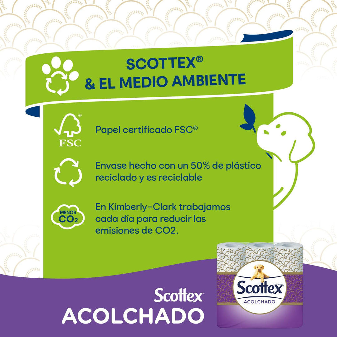 Scottex Gepolstertes Toilettenpapier - 63 Rollen 63 stück (1er Pack), 63 stück (1er Pack)