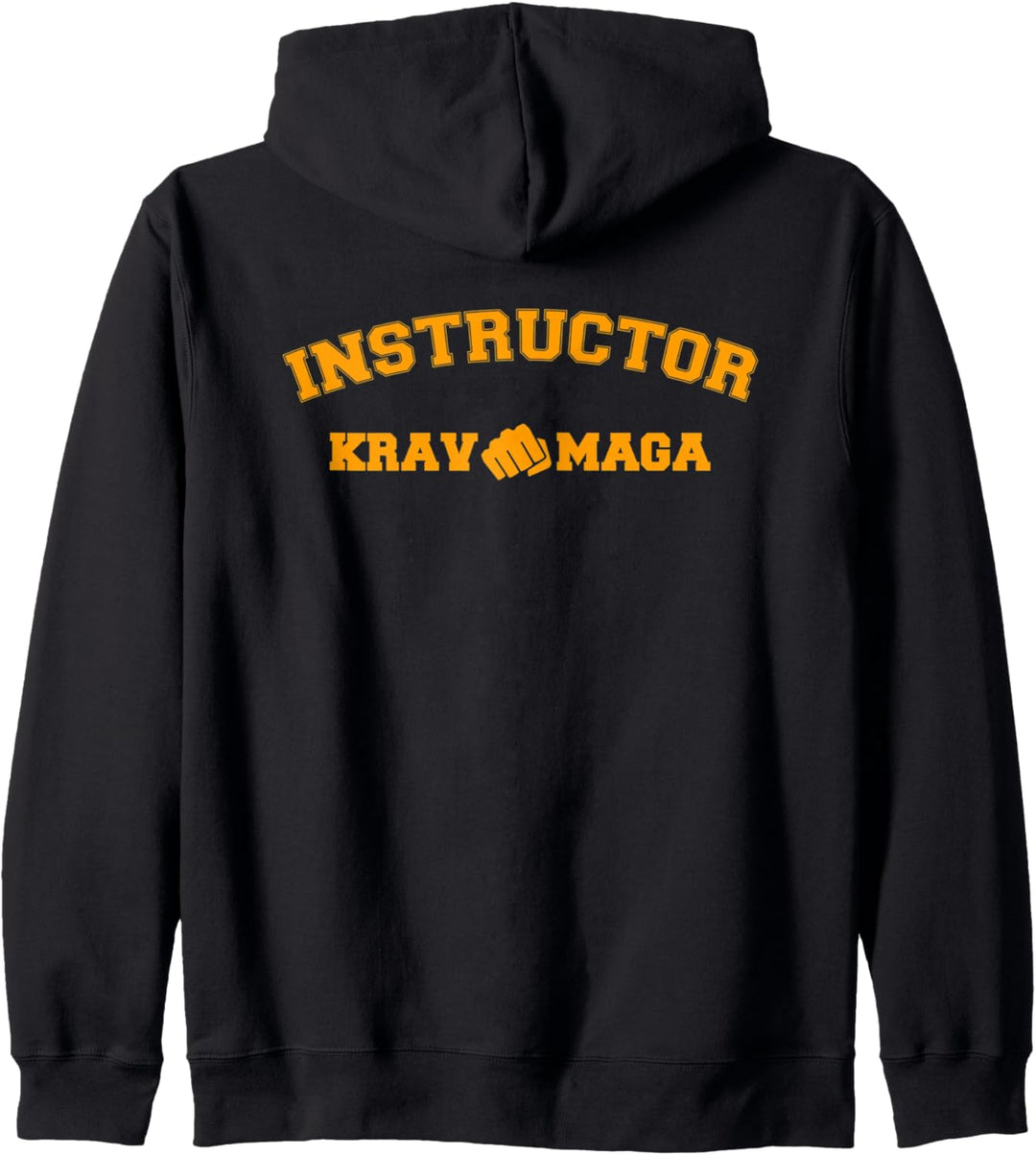 KRAV MAGA Instructor Shirt Front Back Print Kapuzenjacke