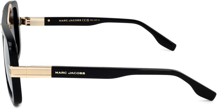 Marc Jacobs Unisex Marc 670/S Sunglasses 55 807/Fq Black, 55 807/Fq Black