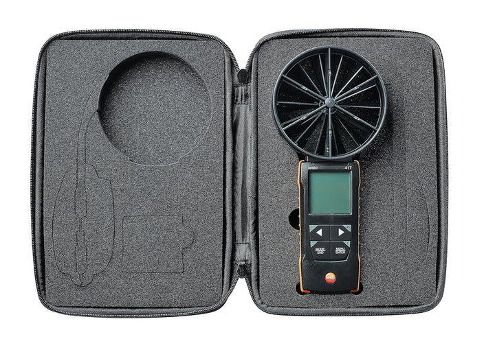testo - 417 - 0563 0417 - Digitales 100 mm-Flügelrad-Anemometer mit App-Anbindung zur Messung von Lu