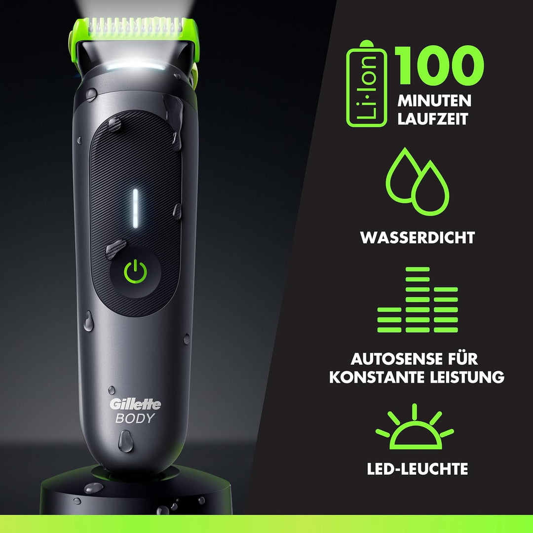 GilletteLabs Body + Intimate, i7 Körpertrimmer und Rasierer