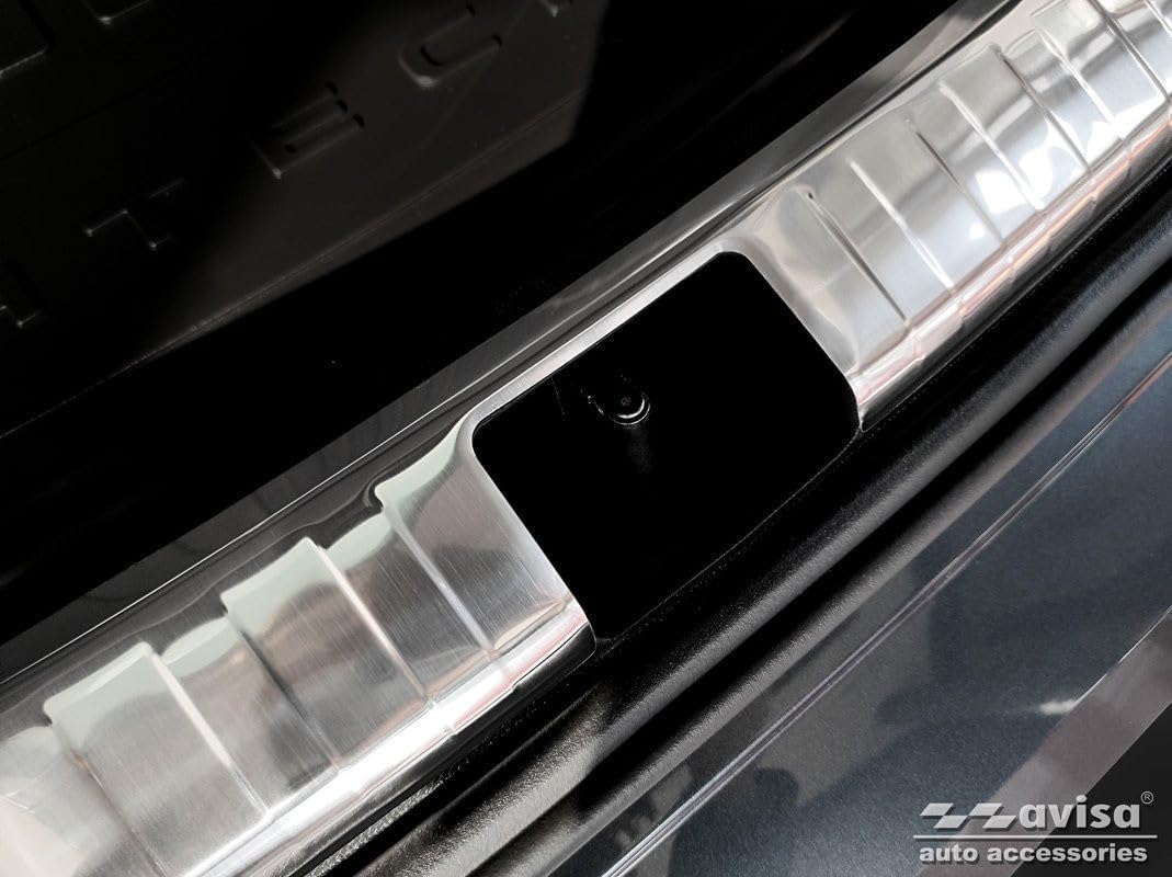 Avisa Edelstahl Innere Heckstossstangenschutz kompatibel mit Seat Ateca 2016-2020 & FL 2020- inkl. C