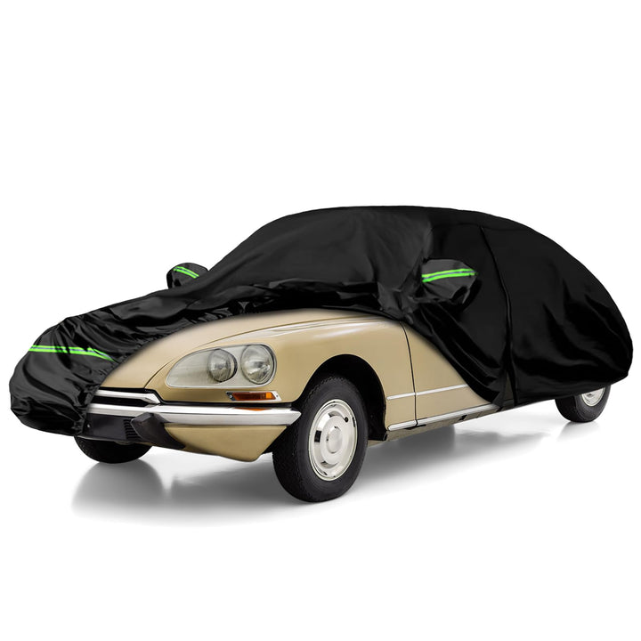 Autoabdeckung Passend für Citroen DS 1956-1975, wasserdichte Vollgarage Autoplane mit Reissverschlus