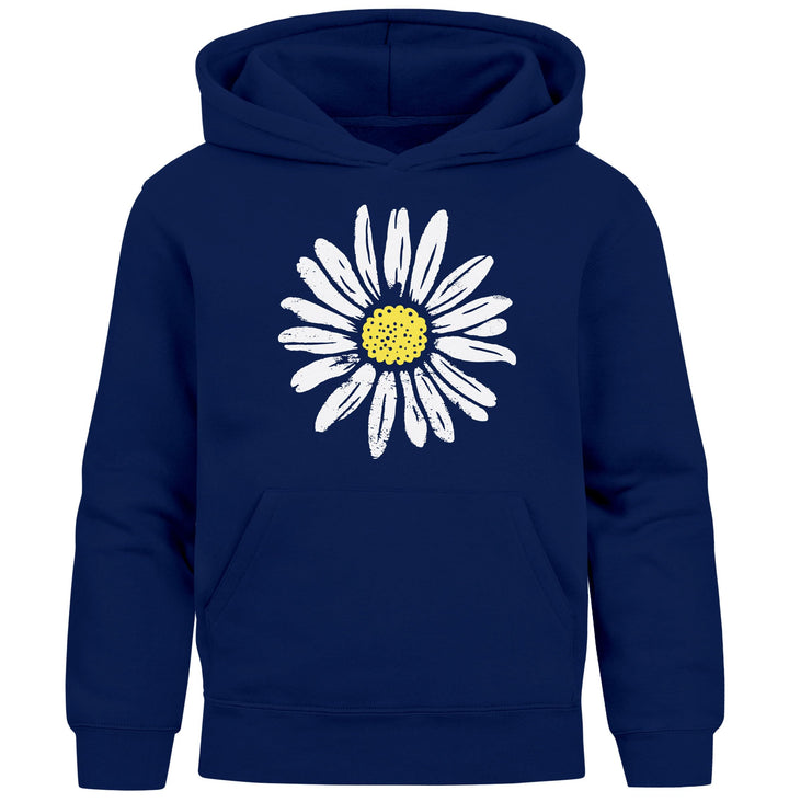 Neverless® Kinder Hoodie Mädchen Blumen Aufdruck Kapuzenpullover Sweatshirt Kapuze Navy 116, Navy 11