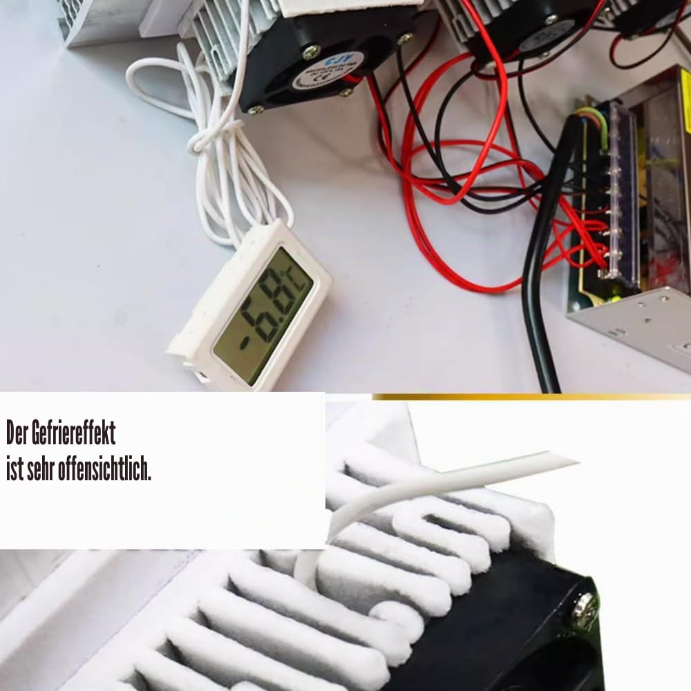 Mini-Klimaanlage DC 12 V DIY Thermoelektrisches Peltier Kühlsystem Kühlkörper Leitmodul Halbleiter K