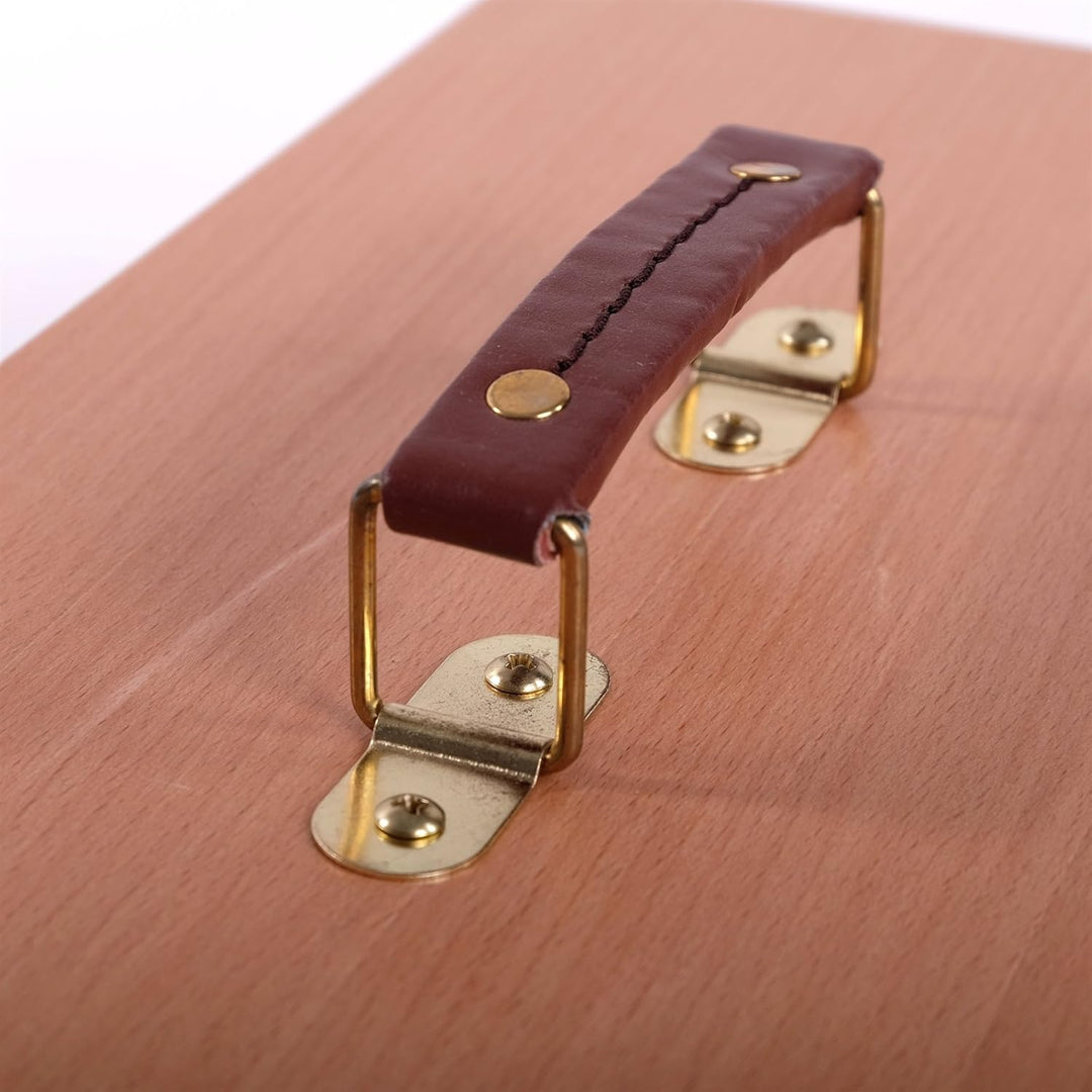 Art-Star UTENSILIENKOFFER | 40 cm, Buchenholz | Malpinselbox, Malkasten, Holz Künstlerkiste, Aufbewa