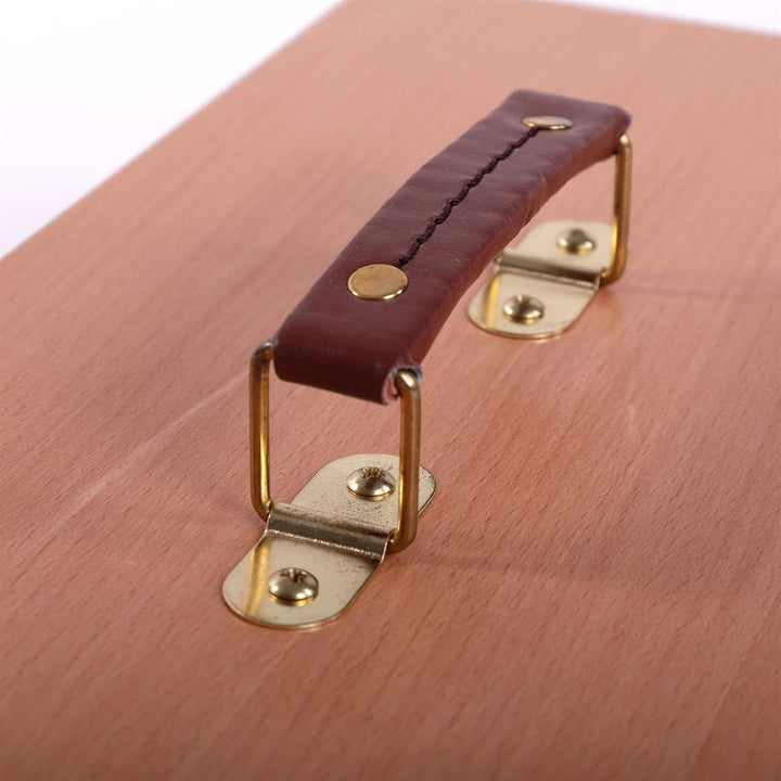 Art-Star UTENSILIENKOFFER | 40 cm, Buchenholz | Malpinselbox, Malkasten, Holz Künstlerkiste, Aufbewa