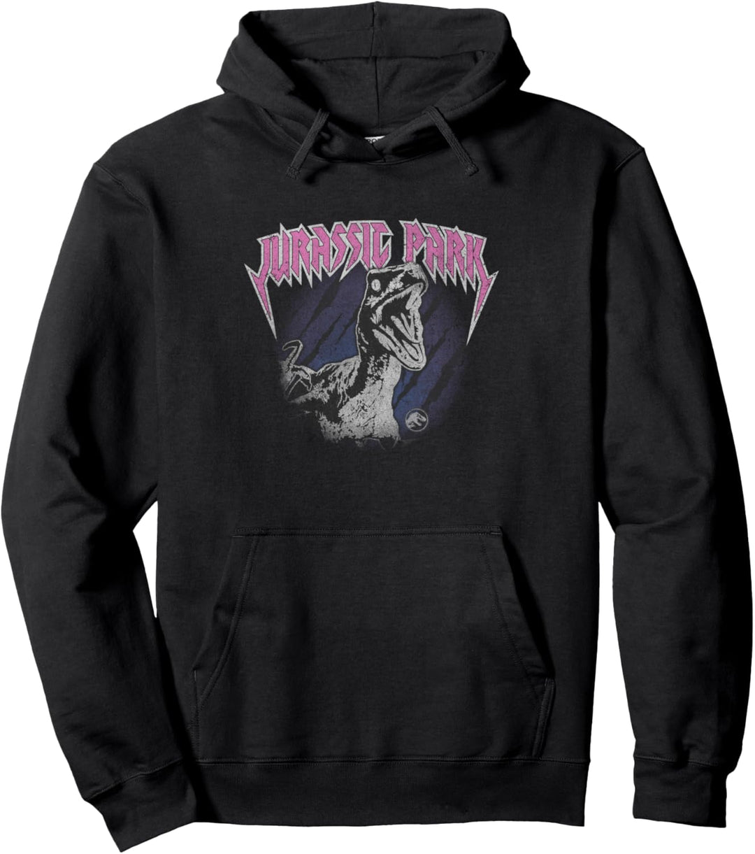 Jurassic World Velociraptor Rock Band Pullover Hoodie