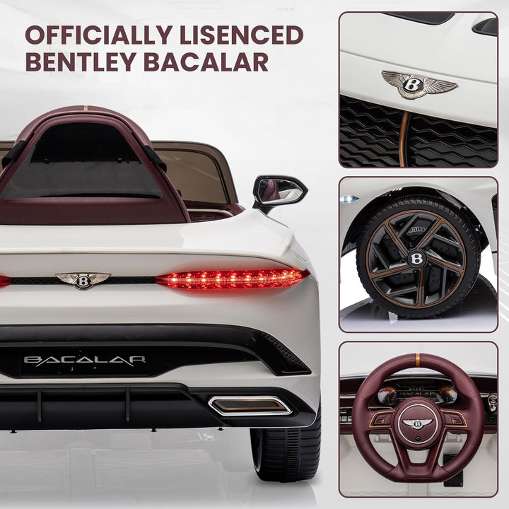 Elektroauto Für Kinder 12V, Unter Der Lizenz Von Bentley Bacalar, Ferngesteuerte Elektrofahrzeuge Fü