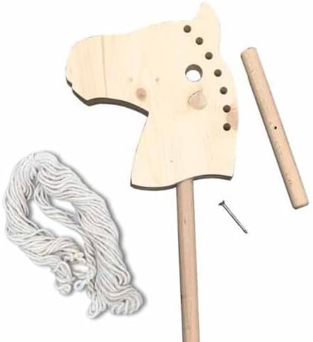 DIY Steckenpferd Hobby Horse Holzpferd selbst gestalten basteln