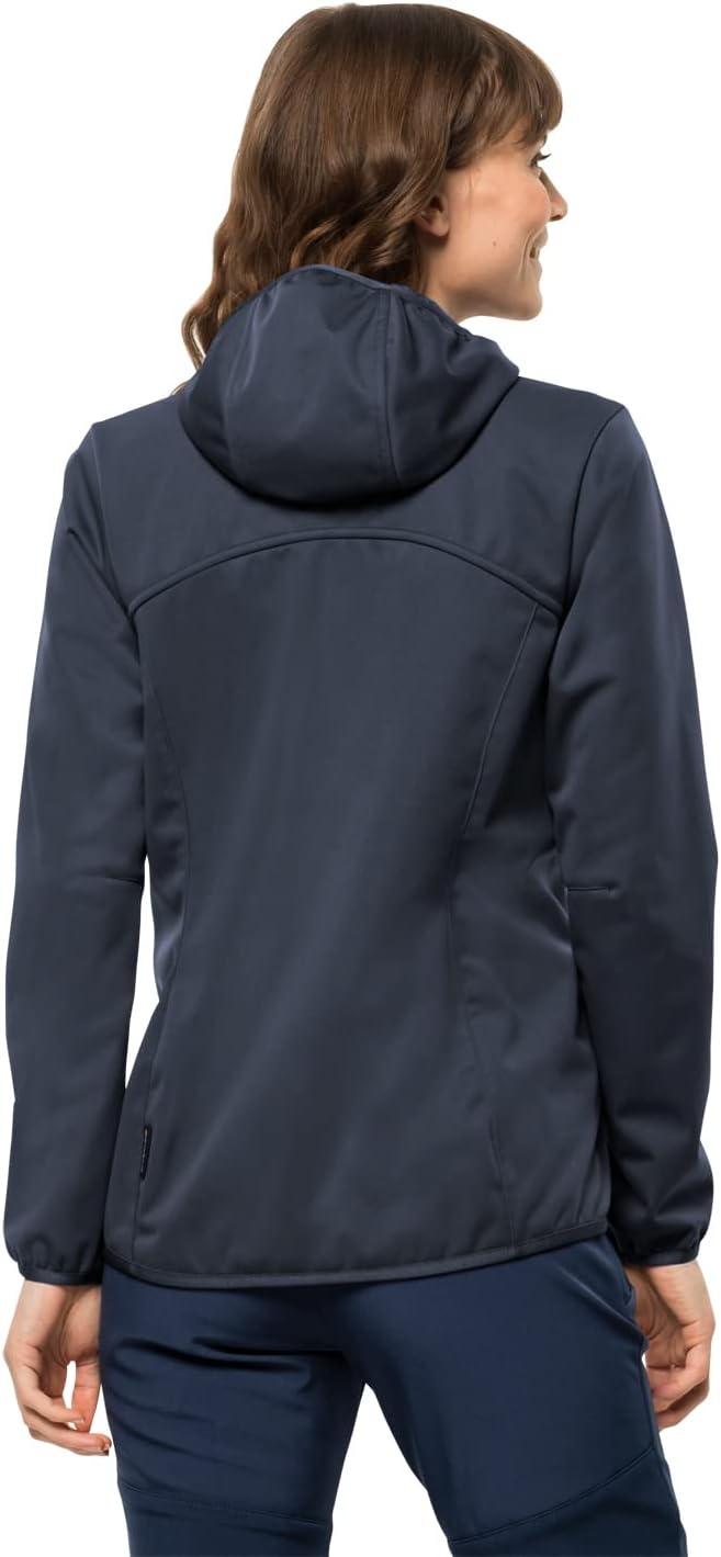 Jack Wolfskin Damen Windhain Hoody W Softshelljacke XXL night blue, XXL night blue