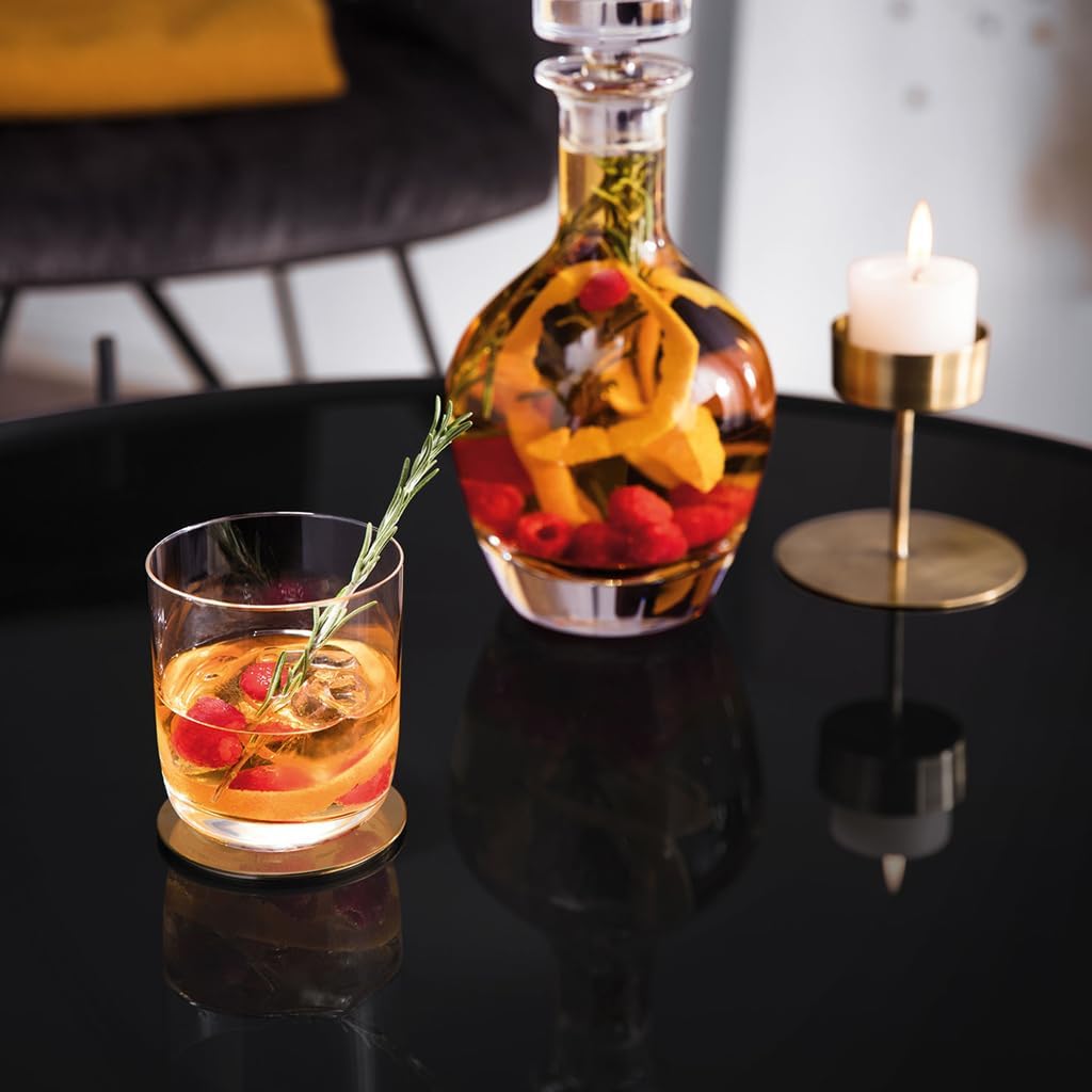 Villeroy und Boch La Divina Whiskybecher, Set 4tlg. Glasset, Glas, 4-teilig, 4 4 Stück (1er Pack) Wh