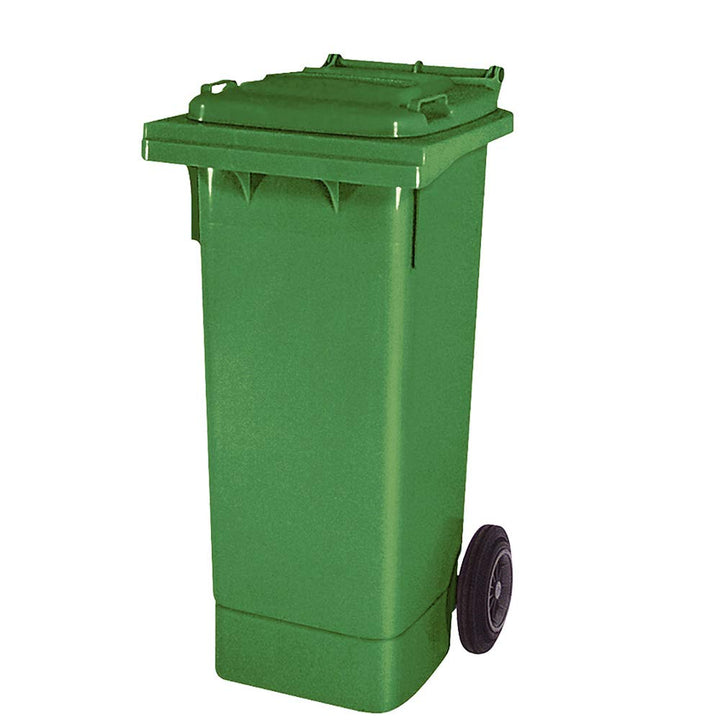 BRB 80 Liter Mülltonne mit Halter für Müllsäcke, inkl. 250 Müllsäcke (grün), grün