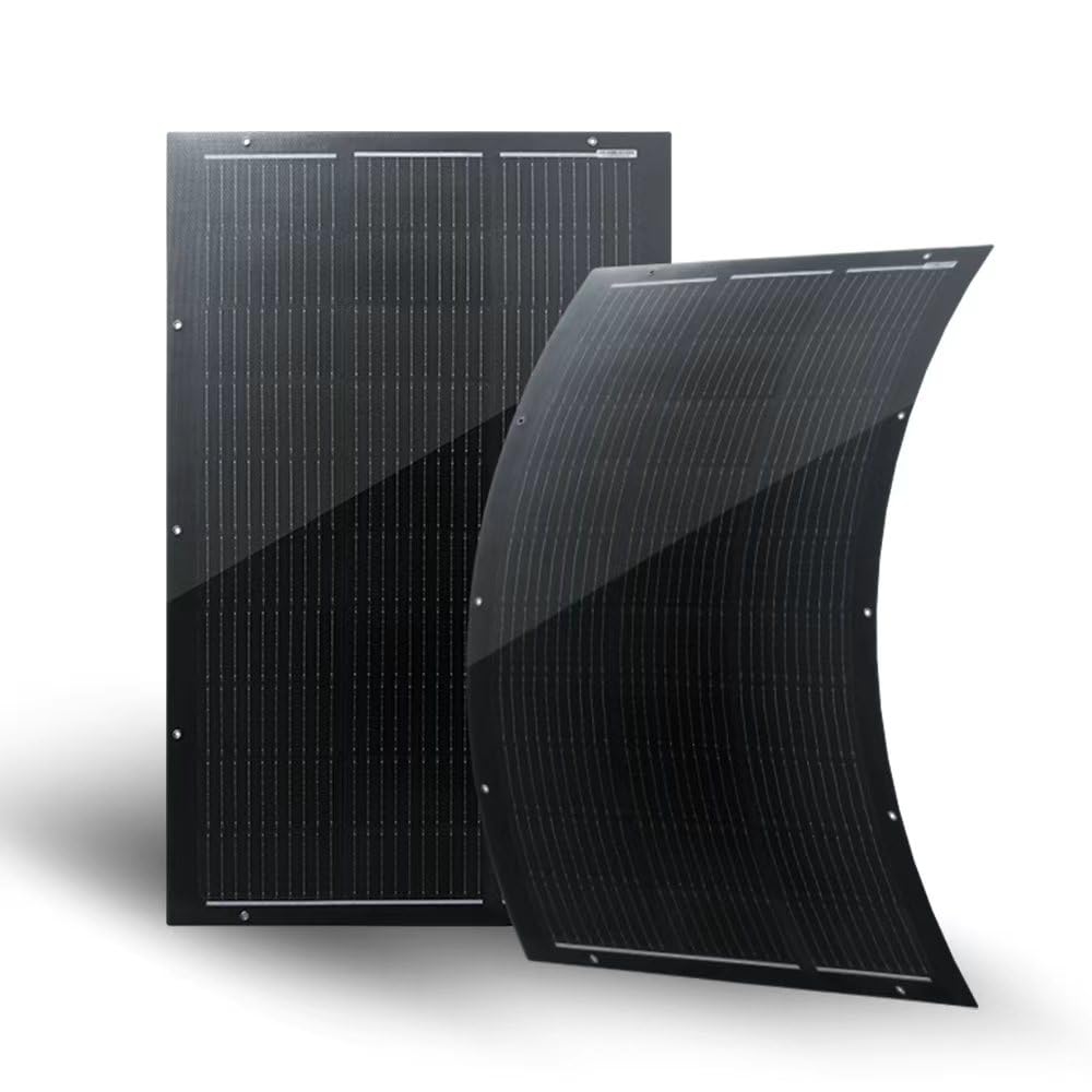 SAT-100-F8ME 200W Dünnes Flexibles Solarpanel Set, 2×100W, IP68 | Monokristalline 16,4V Module in ma