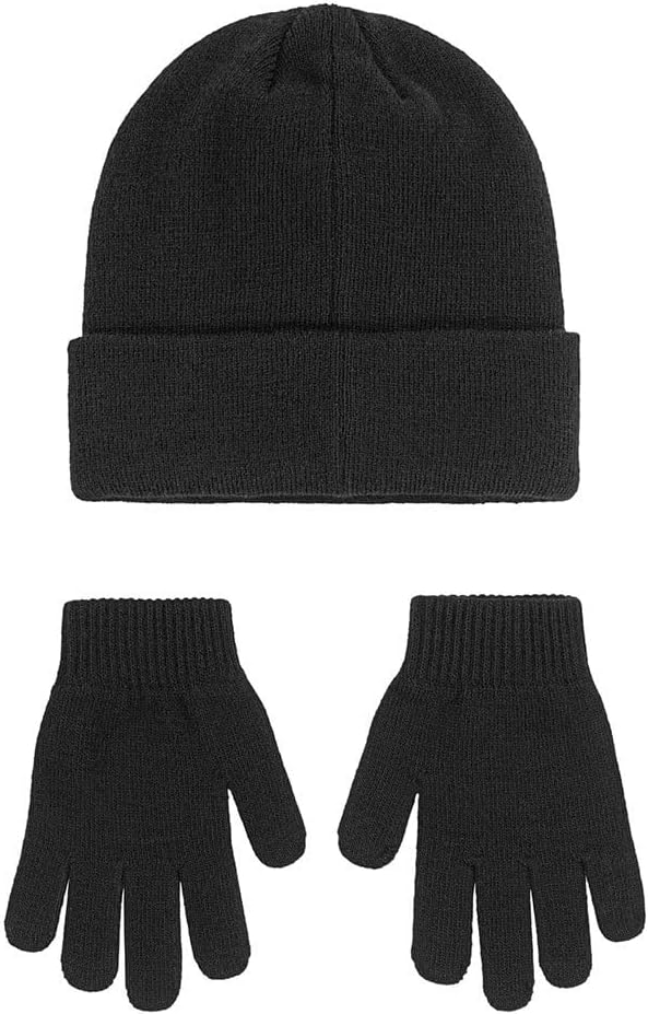 Nike Set mit Mütze und Handschuhen, schwarz, 4-7 Jahre, Schwarz , 4-7 Jahre