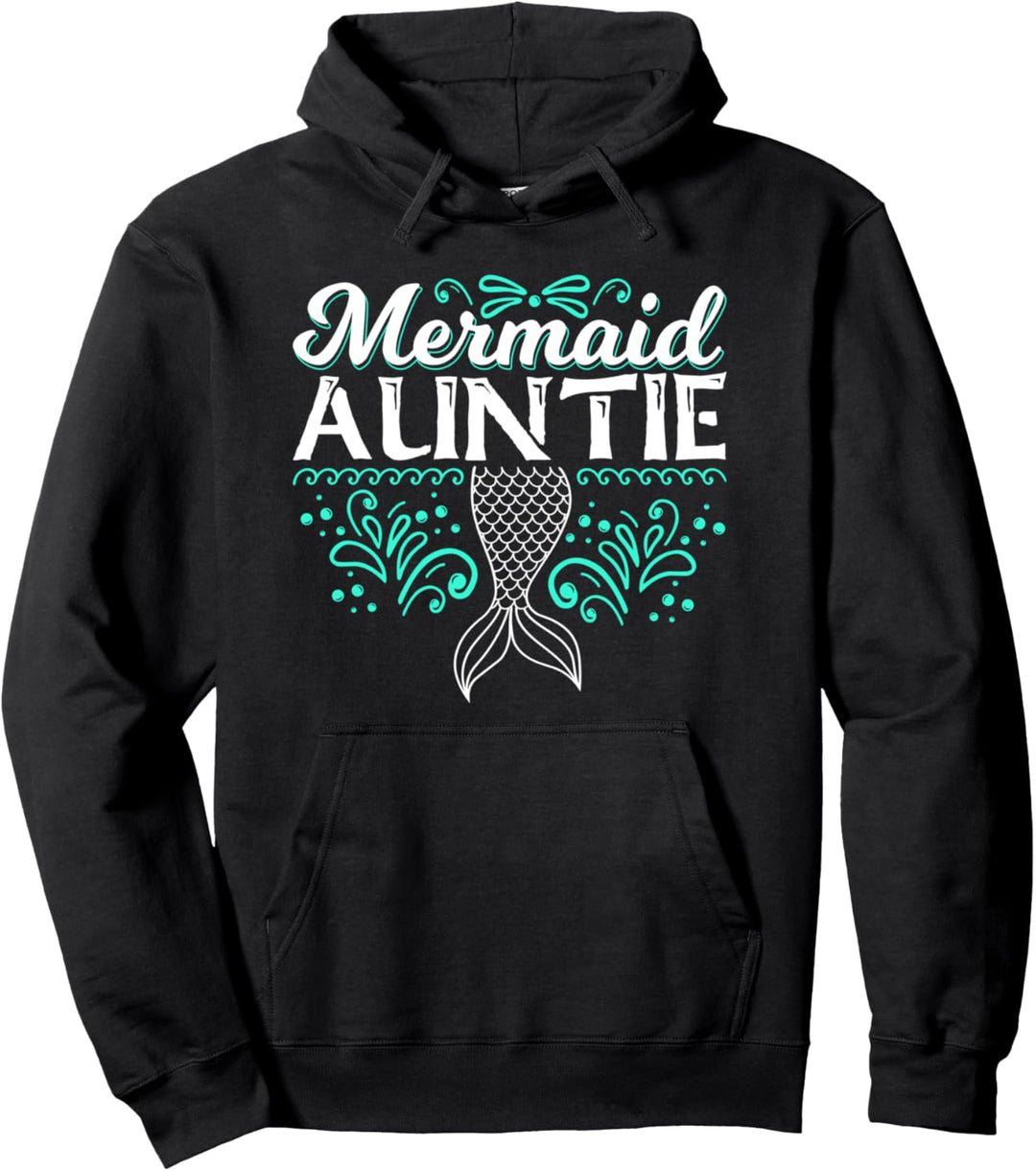 Meerjungfrau Tantchen Mädchen anwesend zu bald Tante Lustige Pullover Hoodie