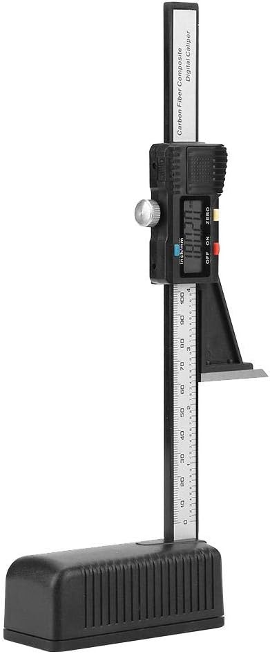 Digitales Höhenmessgerät, 0-150 mm Digitales Präzisions-Tiefenmessgerät mit Magnetfuss für die Holzb