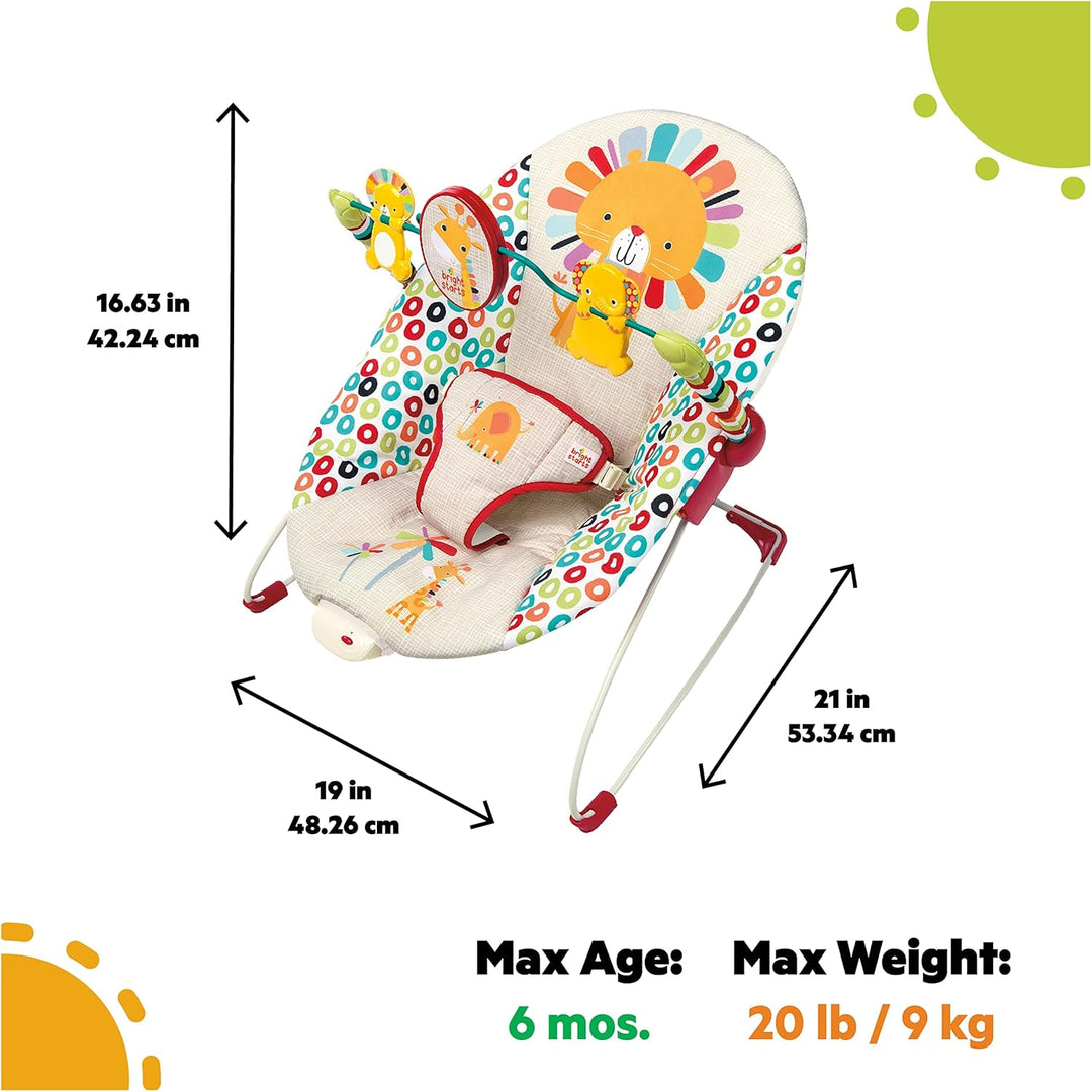 Bright Starts, Babywippe, Playful Pinwheels mit Vibrationen, abnehmbarem Spielbogen und interaktiven