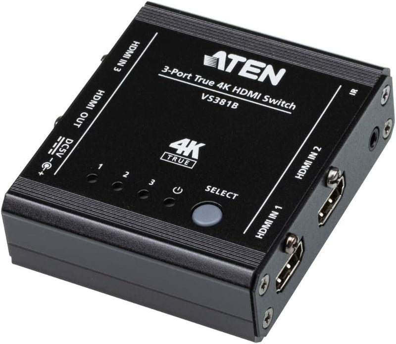 ATEN VS381B HDMI Switch mit 3 Ports True 4K