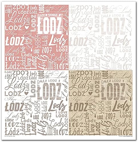 ITD Collection - Scrapbook-Paket 310 x 320 mm, Scrapbook-Papier, Dekopapier, Decoupage, Kartenherste