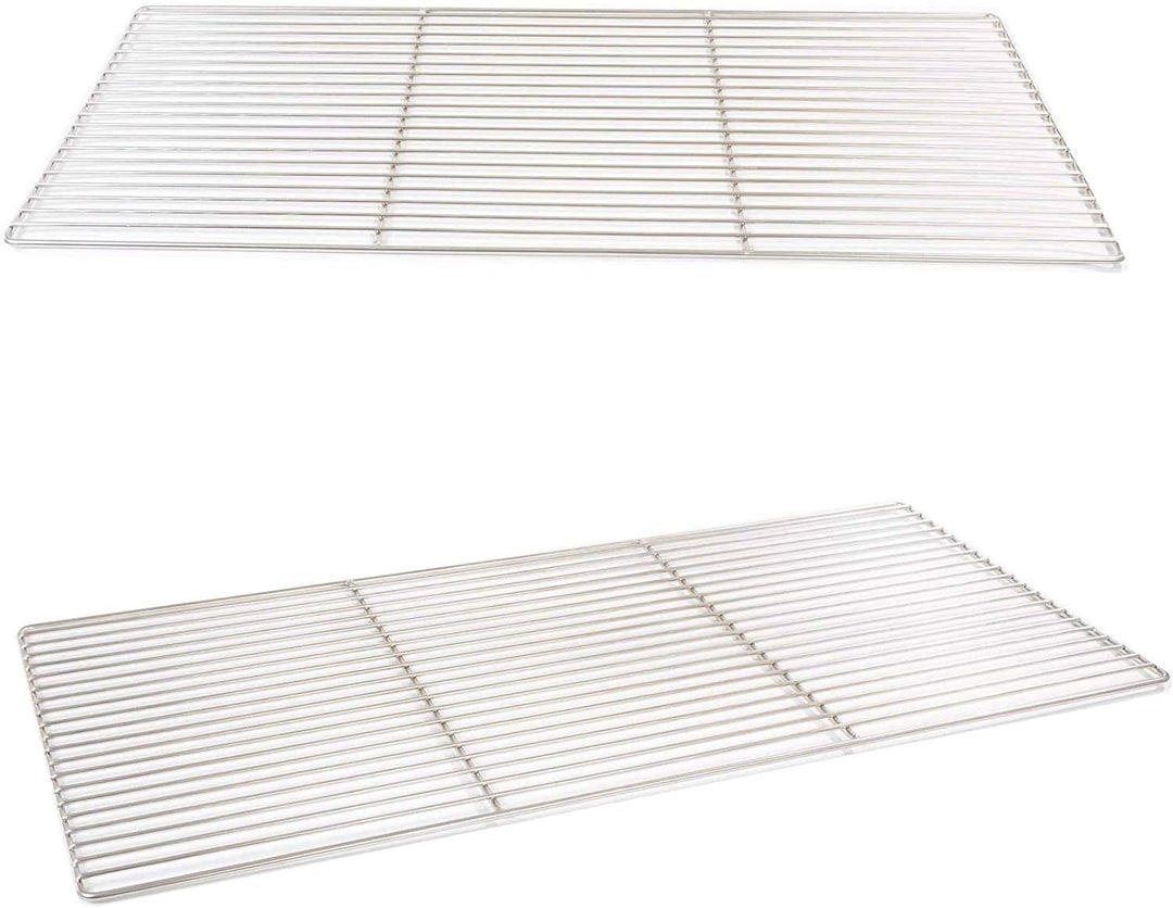 Grillrost 75 x 40 cm aus Edelstahl rostfrei und elektropoliert