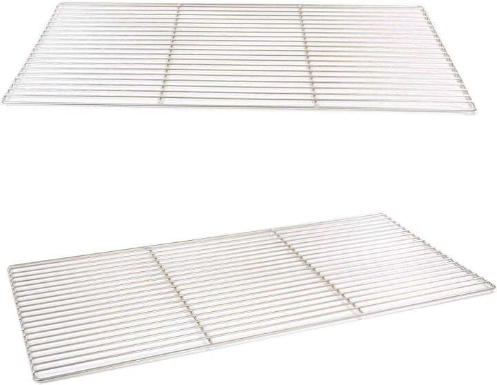 Grillrost 75 x 40 cm aus Edelstahl rostfrei und elektropoliert