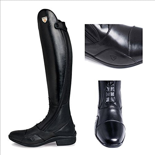 Tonics Reitstiefel Jupiter, Lederstiefel, Tonic Lederreitstiefel Höhe/Weite 44/35 38 EU Schwarz, 38