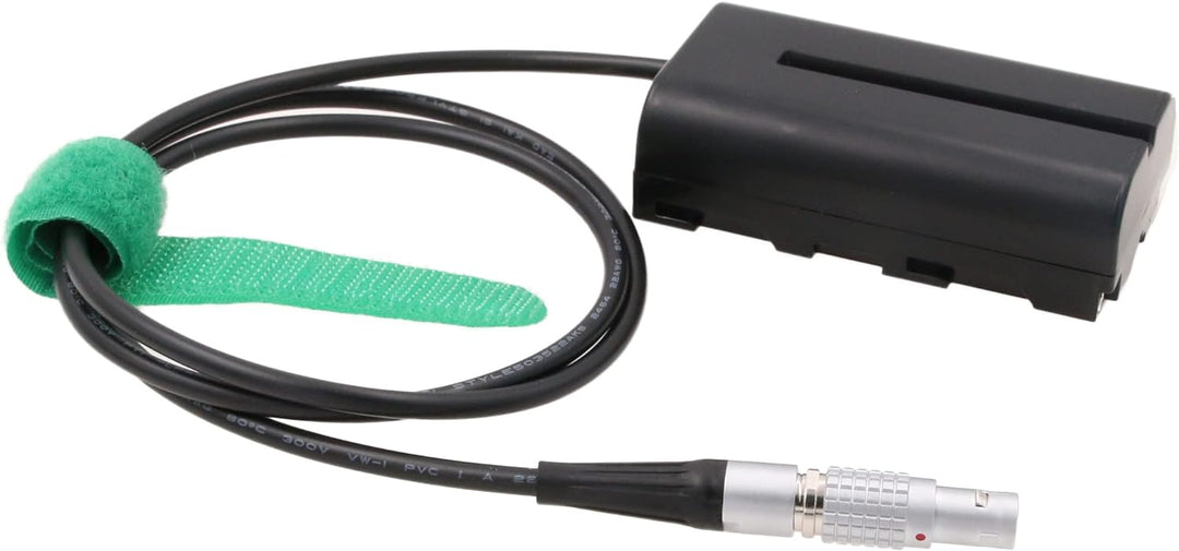 HangTon 0B 2 Pin auf NP-F970 F570 F550 Dummy Akku für Blackmagic Video Assist 12G Atomos Shogun Infe