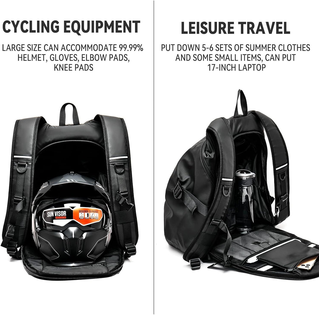 Motorradrucksäcke für Herren, wasserdichter Helmrucksack, Motorradzubehör, Laptoptaschen, Reiserucks