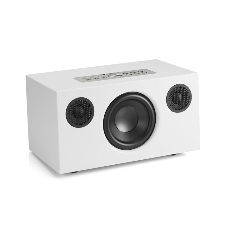 Audio Pro C5 MK II W - WiFi Lautsprecher, kompakte HiFi-Stereoanlage, kabelloser Lautsprecher - Weis