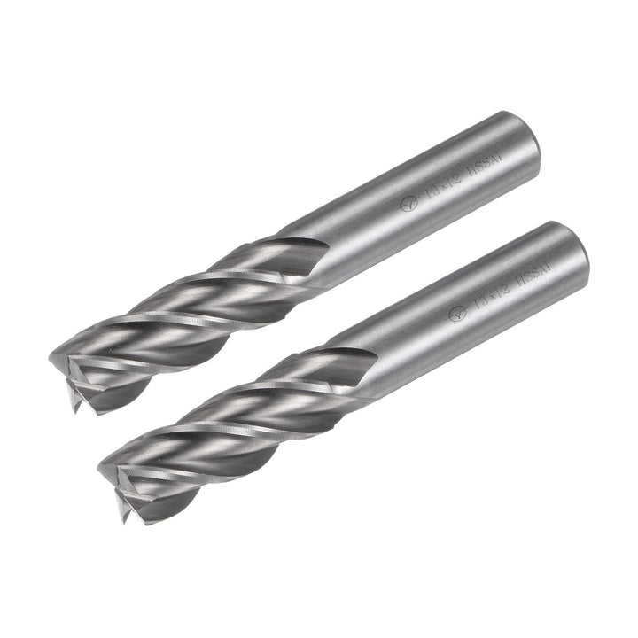 QUARKZMAN 2Stk Hartmetall Schaft Fräser 4-Schneidig 13mm / 0.51" Schnellarbeitsstahl Cnc Fräser Bits