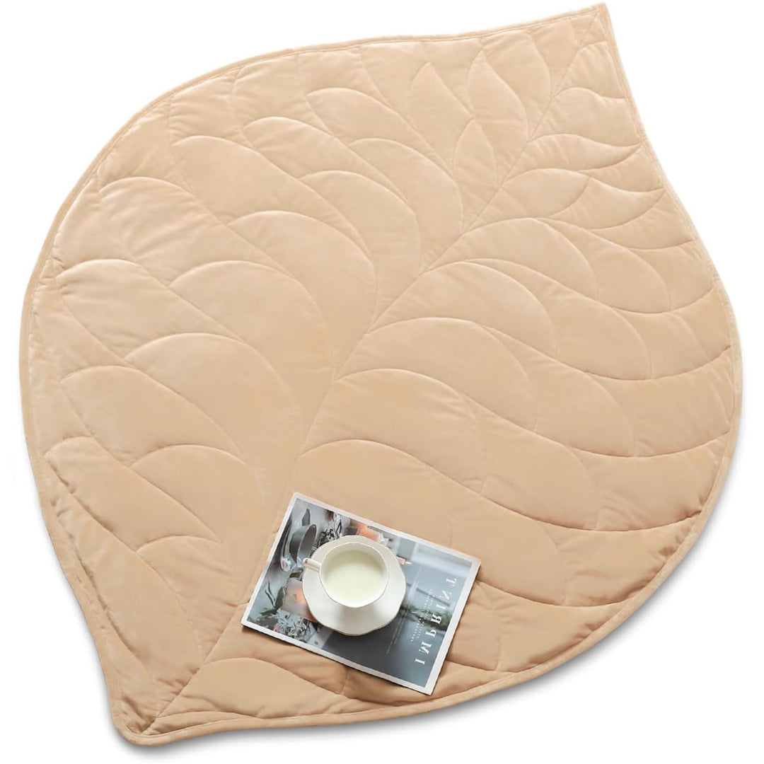 Kaisa Gewichtete Schossdecke, 3,2 kg, 104,1 x 134,6 cm, gemütliche, luxuriöse Kristallsamt-gewichtet