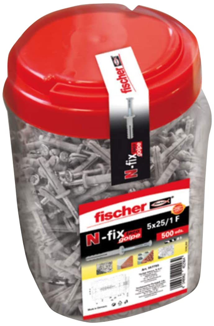 Fischer 500 Schlagdübel 5, grau, 5x25