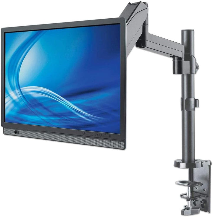 Manhattan 461580 Universal-Halterung mit Gasdruckfeder für einen Monitor Halterungsarm mit Gasdruckf