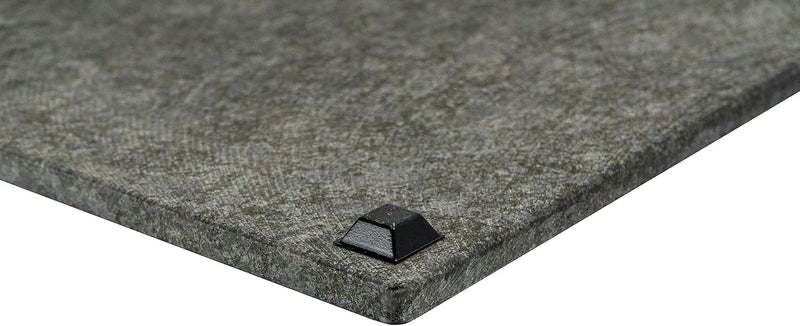DiConcetto Schneidebrett aus Granit | Steinplatte | Granitplatte | Servierplatte (Granit Steel Grey,